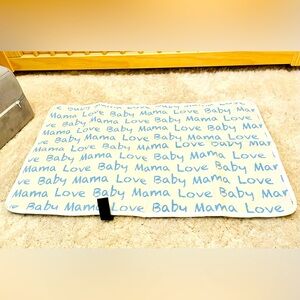 Portable Changing Pad - Blue